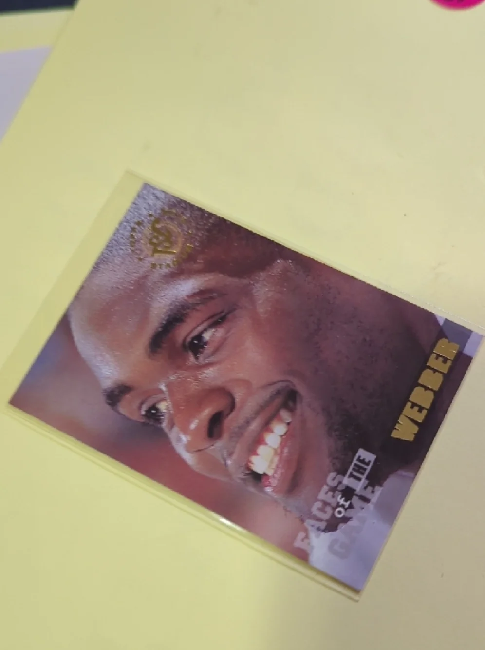 Faces of the Game WEBBER Basketball Card - Close-Up Portrait #362 NM - Picture 2 of 10